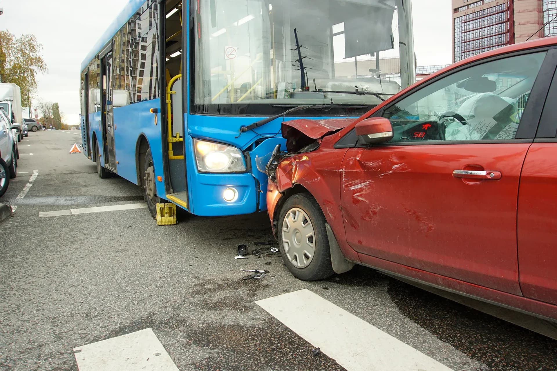 Lesiones habituales de los pasajeros de autobús