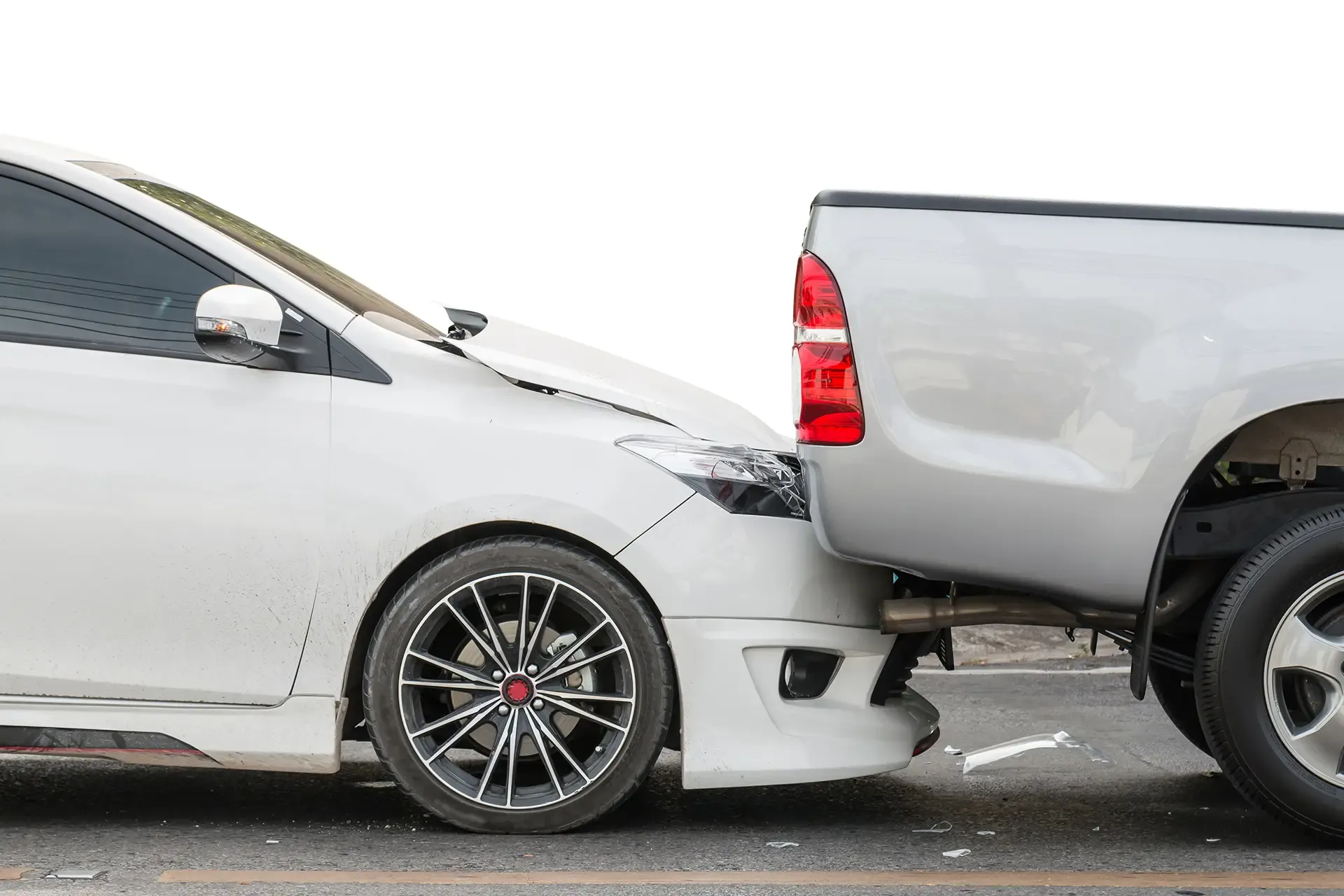 Indemnización por accidentes por alcance
