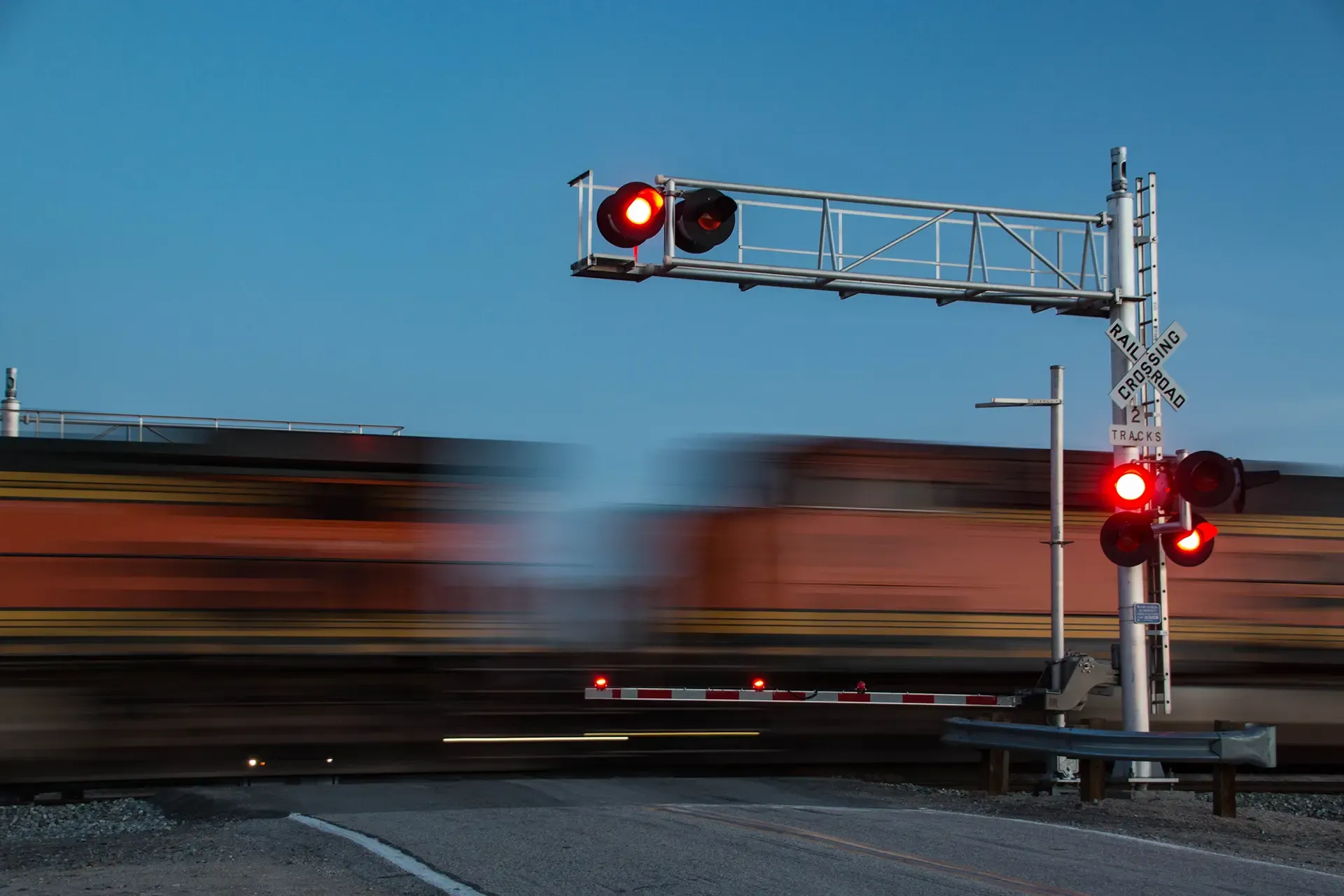 Practicing Safety Railroad Crossings
